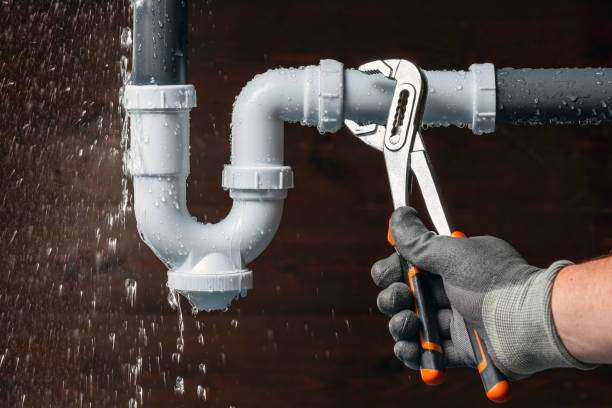 Professional Drain Cleaning technician working in Hill, NH